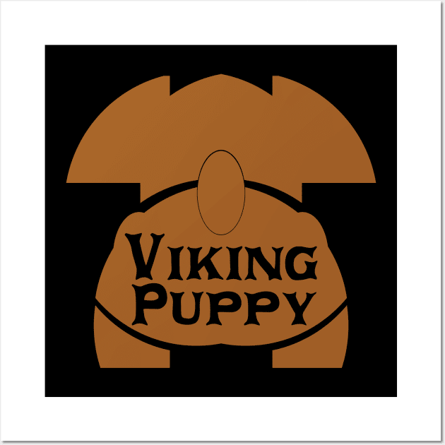 Viking Puppy Wall Art by Sunil Belidon